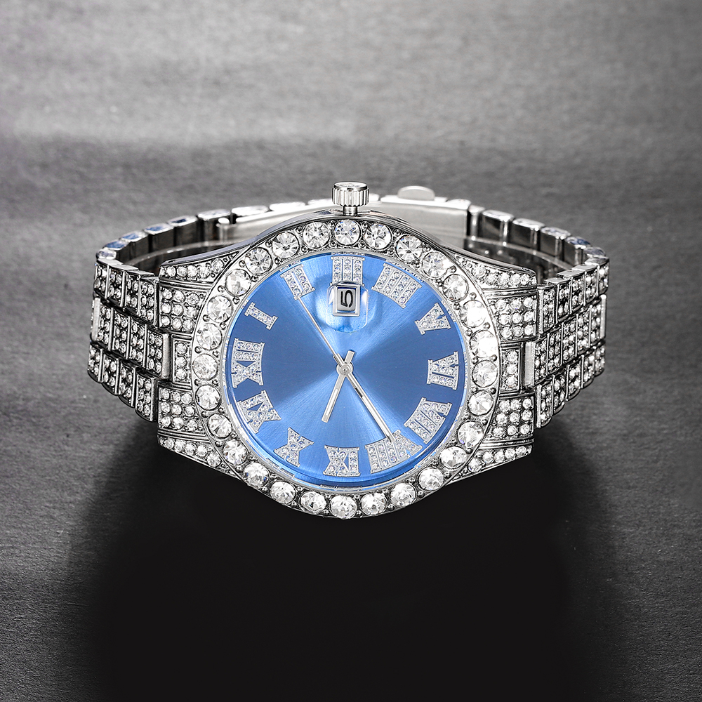 New Punk Men Watch Iced Out Di - Mystery Jewelry Jar Watches ulasan dan harga