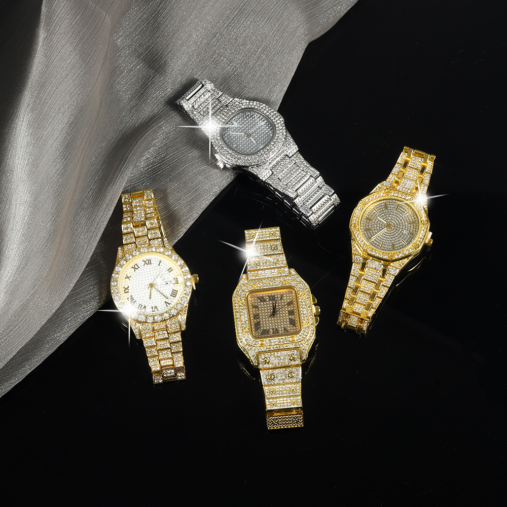 New Punk Men Watch Iced Out Di - Mystery Jewelry Jar Watches ulasan dan harga